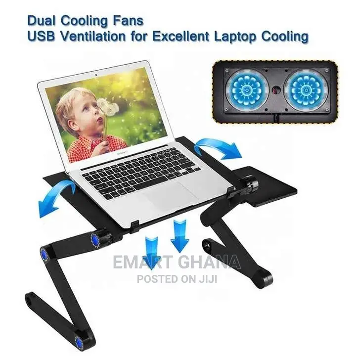 Adjustable Desktop Computer With Mouse Pad