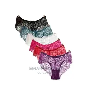 Lace Panty Set - 8 Pieces - Multicolour