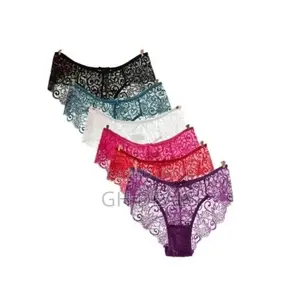 Lace Panty Set - 8 Pieces - Multicolour
