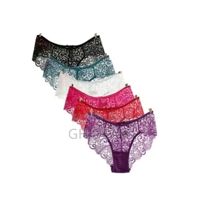 Lace Panty Set - 8 Pieces - Multicolour