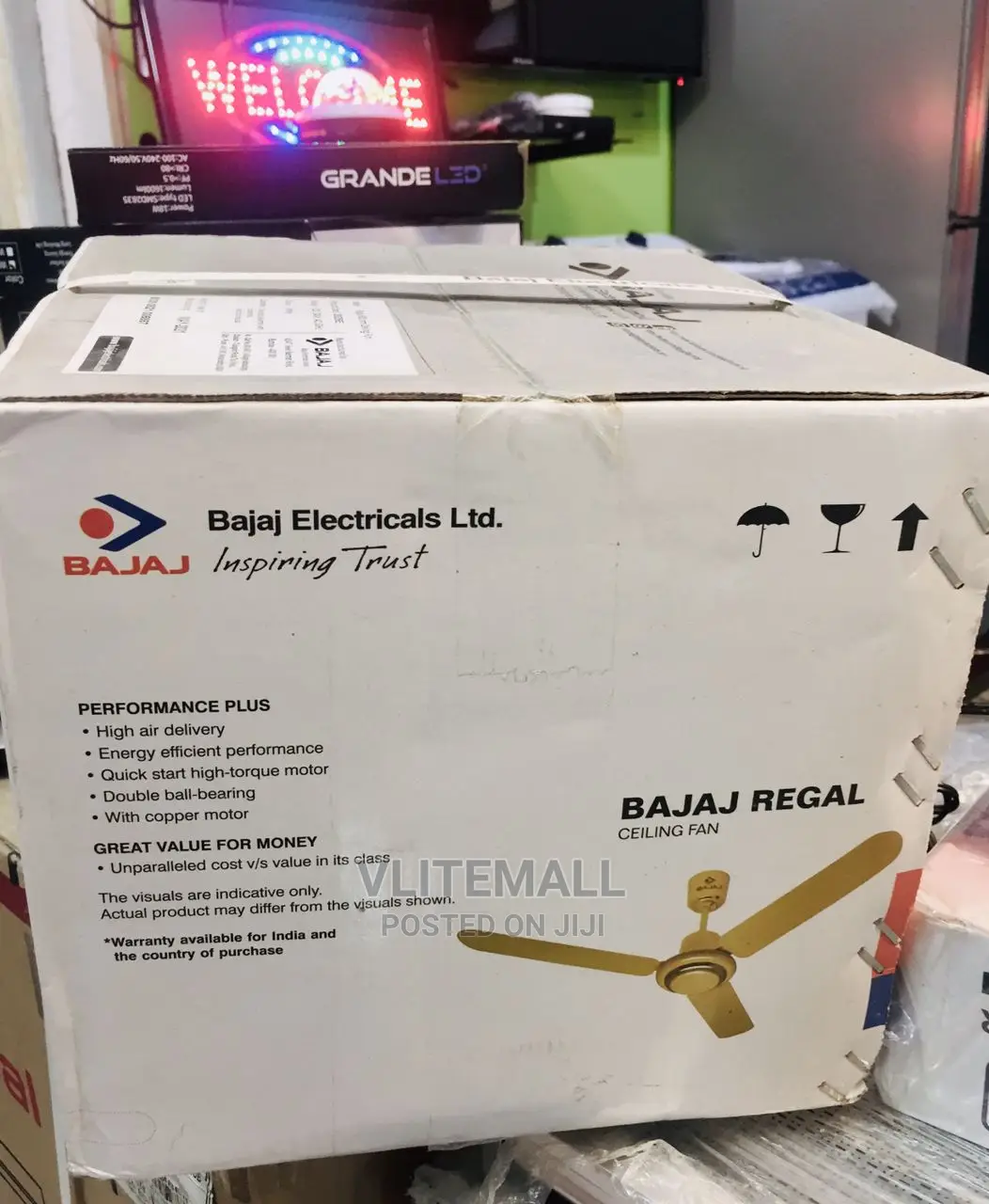Bajaj Regal Long Blade Ceiling Fan
