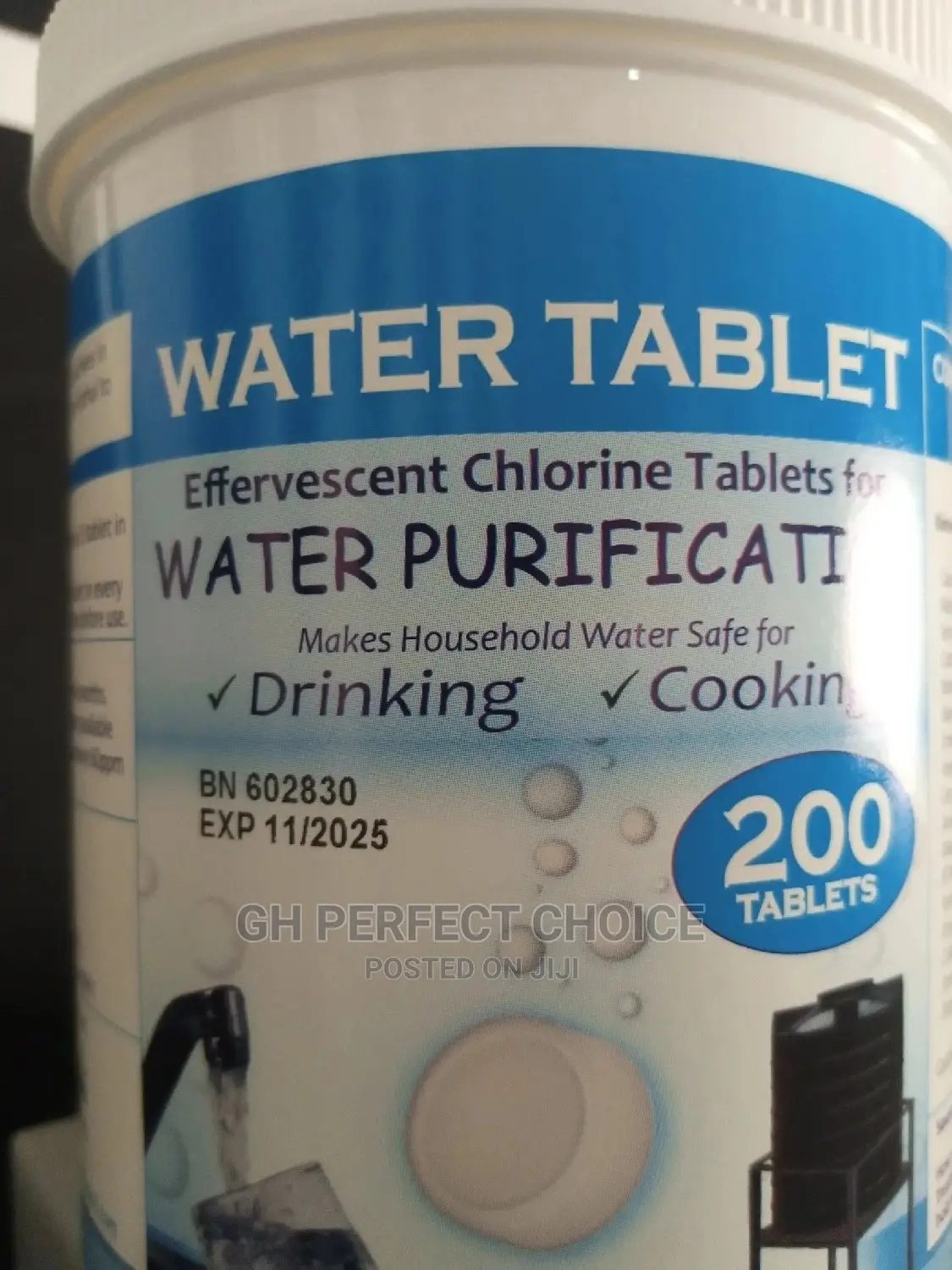 Water Purifier (Chlorine Tablet)