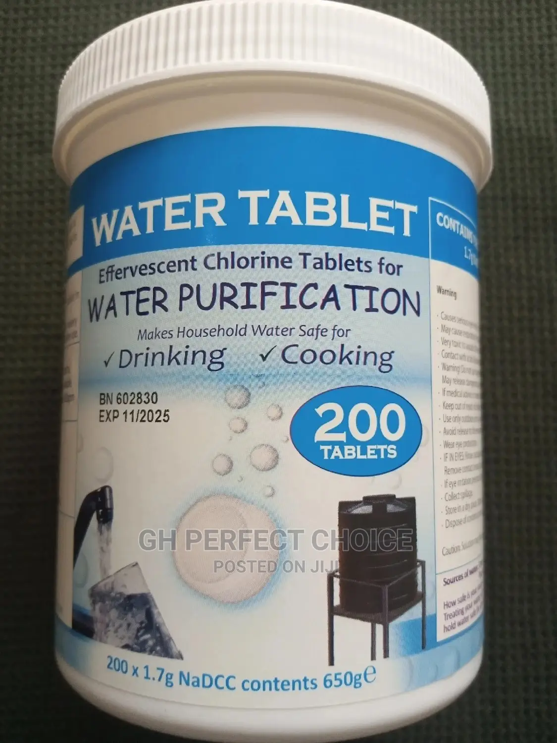 Chlorine Tablet - Makes Your Water Safe For Consumption