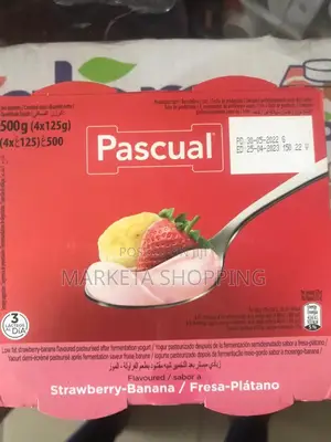 Pascual Yoghurt Strawberry-banana 125g×4