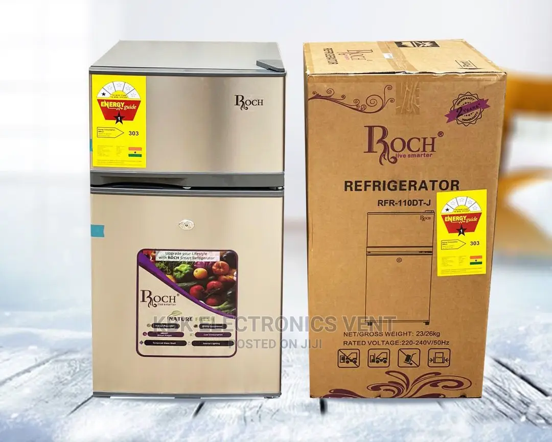 Roch 85ltr Table Top Double Door Refrigerator