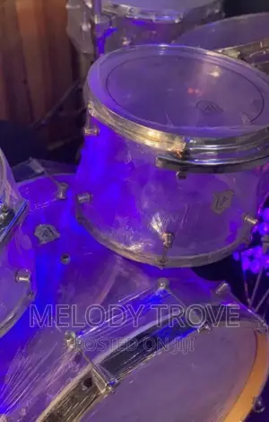 Pz Transparent 8-Piece Full Drumset