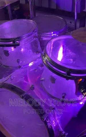 Pz Transparent 8-Piece Full Drumset