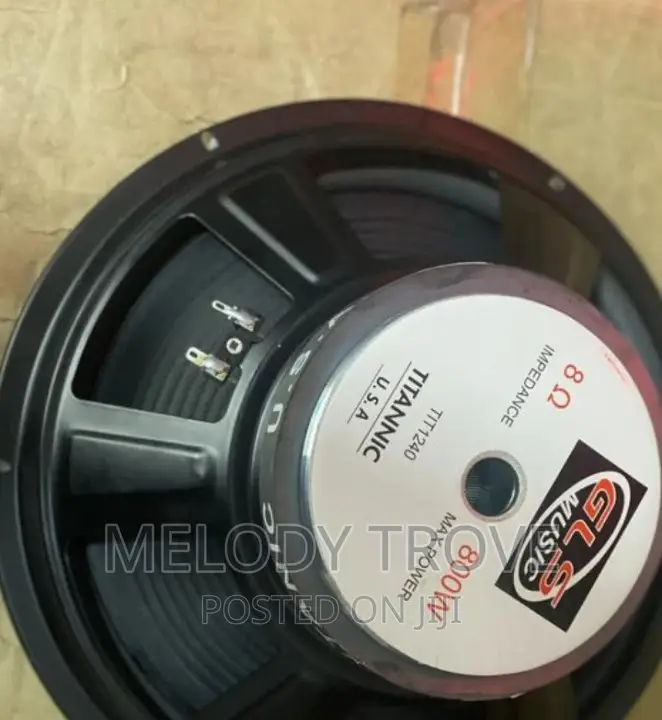 2pairs of 12" Titanic 800watt Single Magnet for Line Arrays