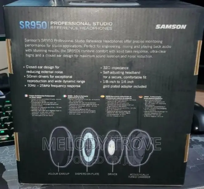 Samson Sr950 Studio Headphones