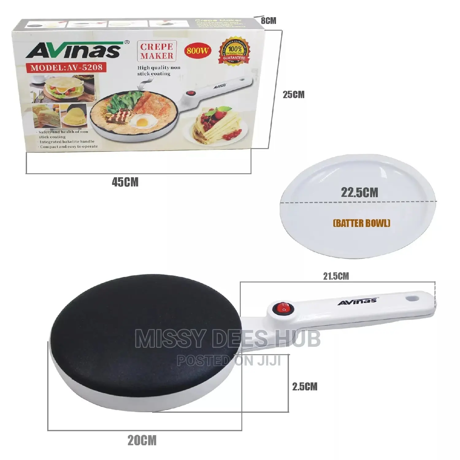 Avinas Crepe Maker