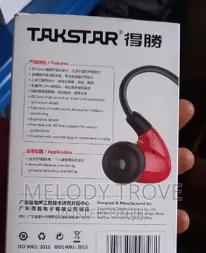 Takstar Ts-2260 In-Ear Monitor Headphones