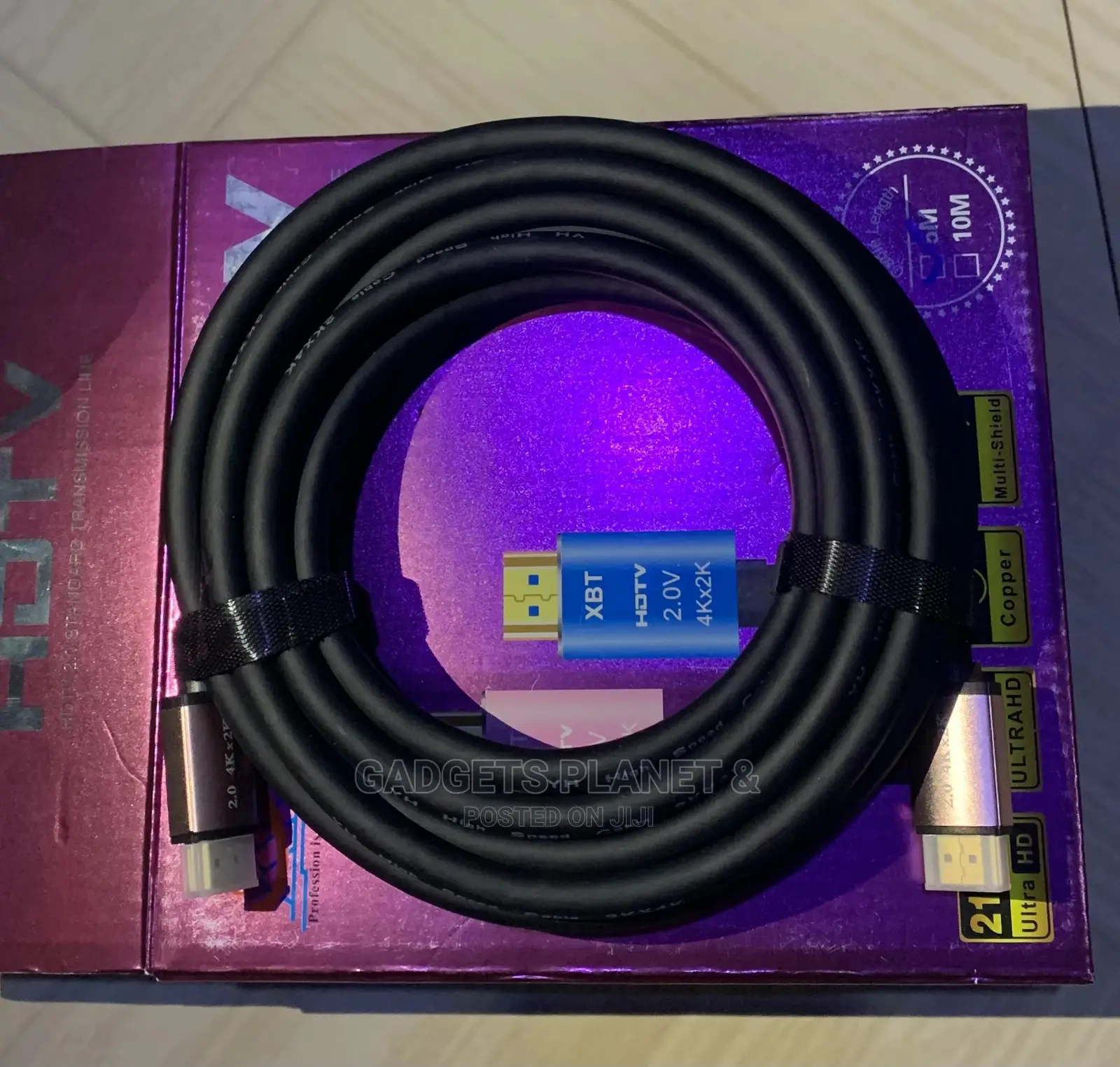4K HDMI Male to HDMI Male Cable - 5m