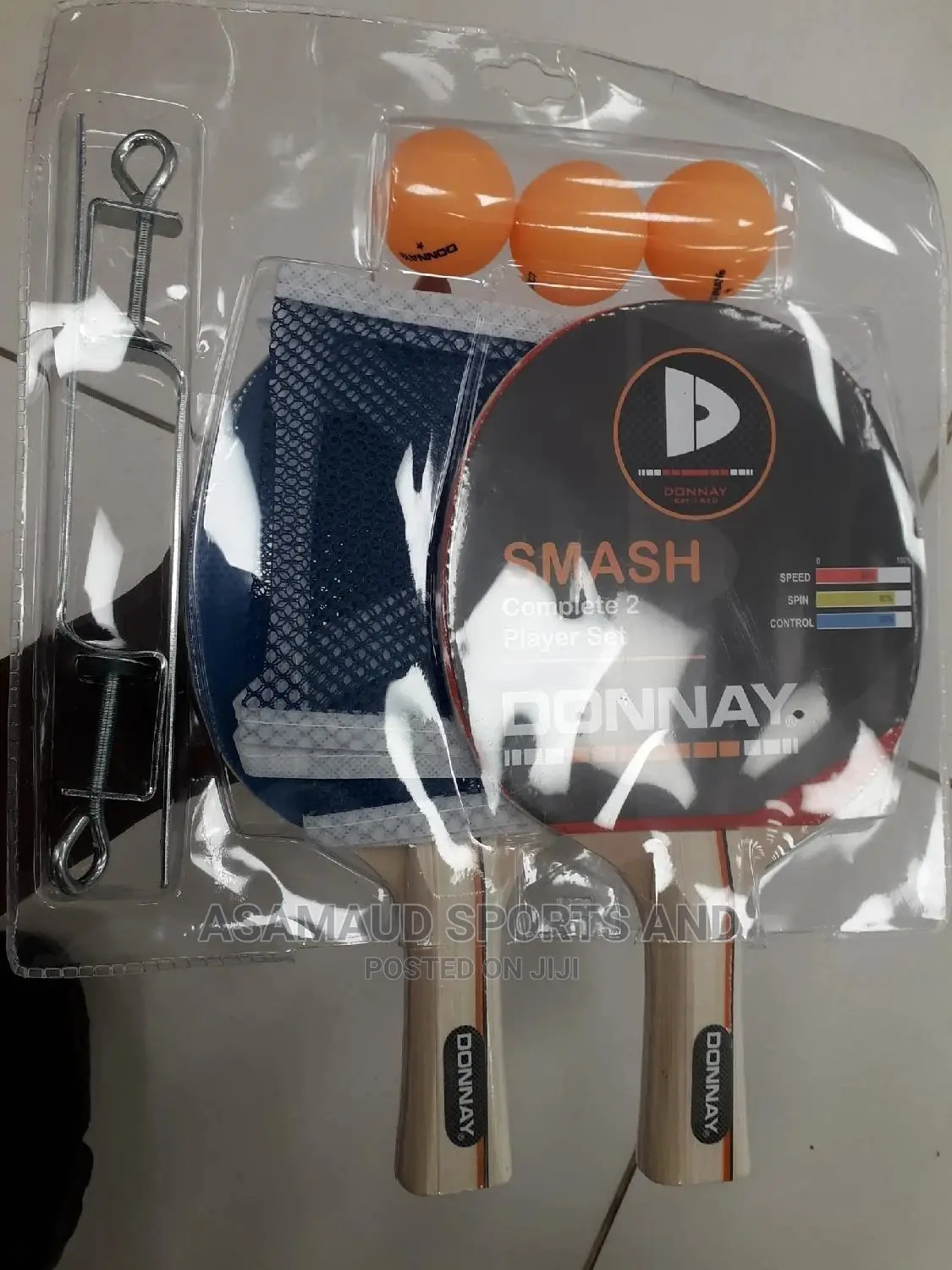 Original Set of Table Tennis Net and Bat at Cool Price