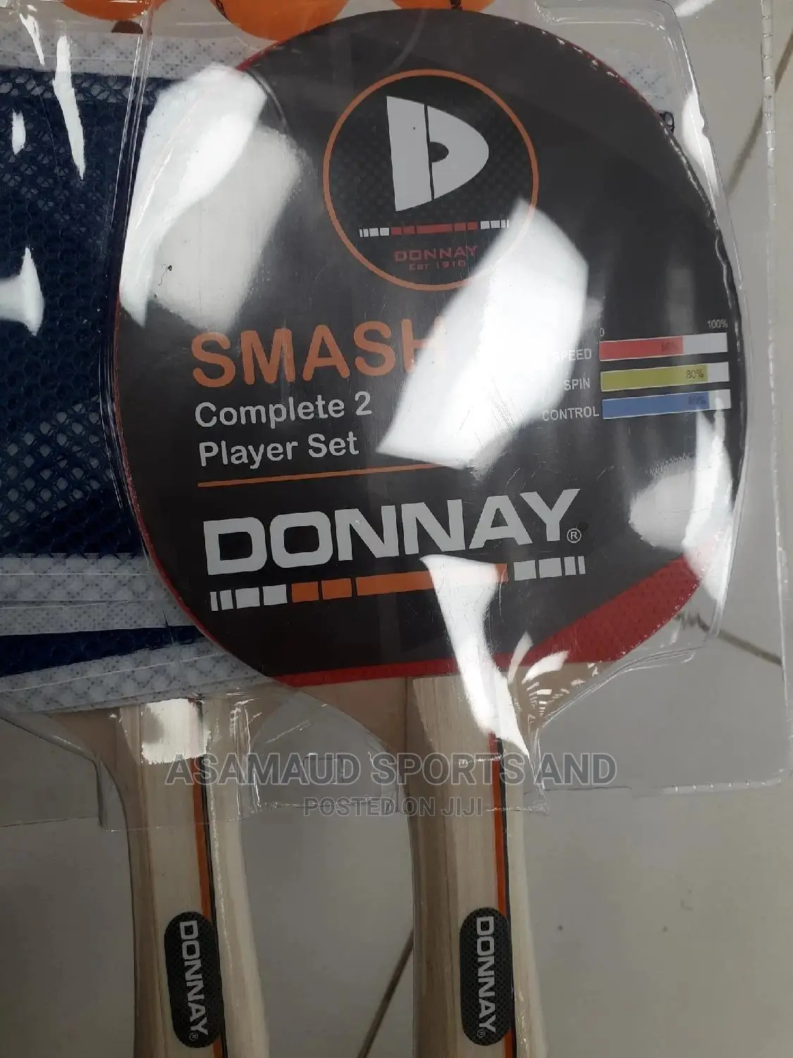 Original Set of Table Tennis Net and Bat at Cool Price
