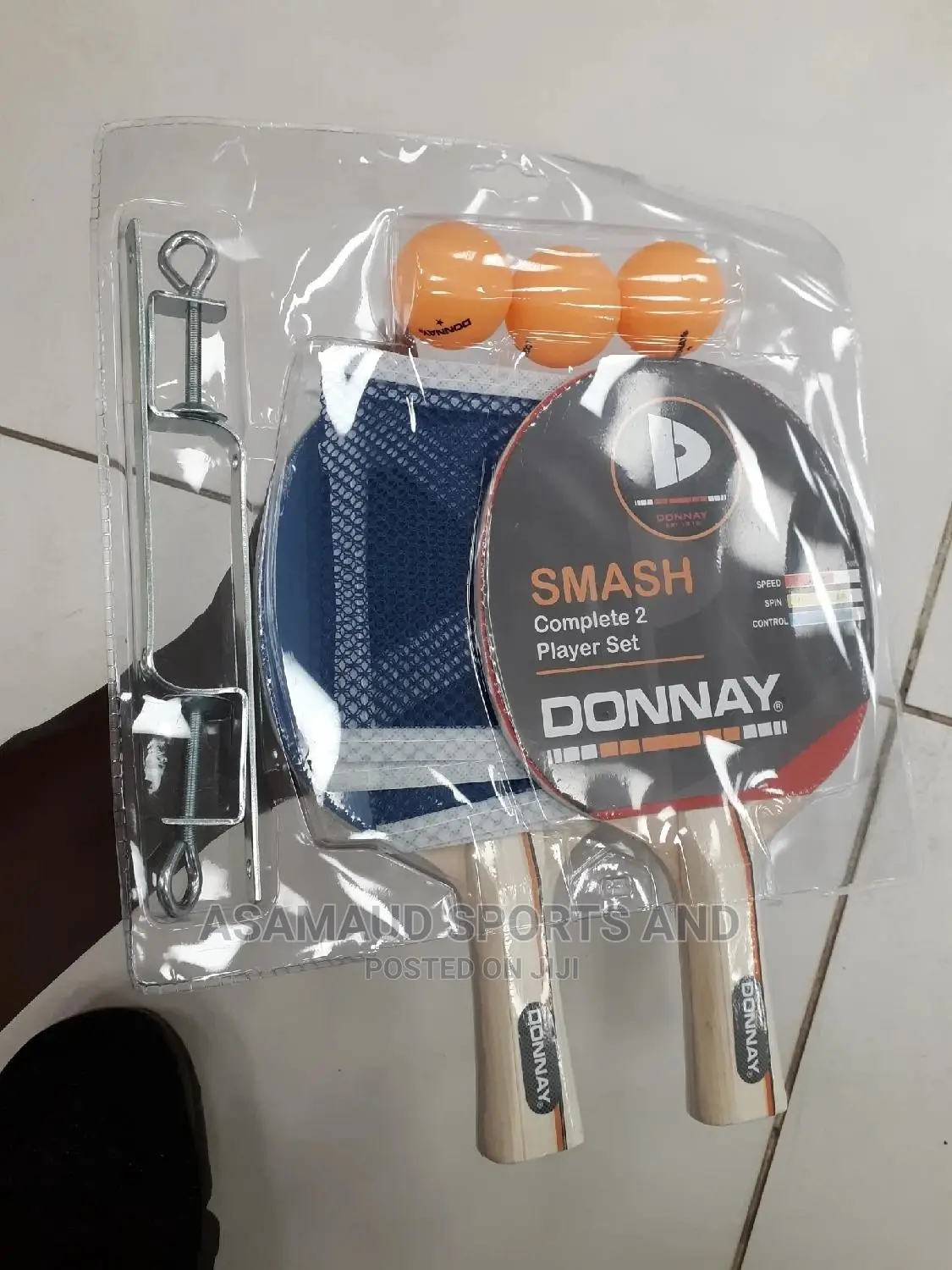 Original Set of Table Tennis Net and Bat at Cool Price