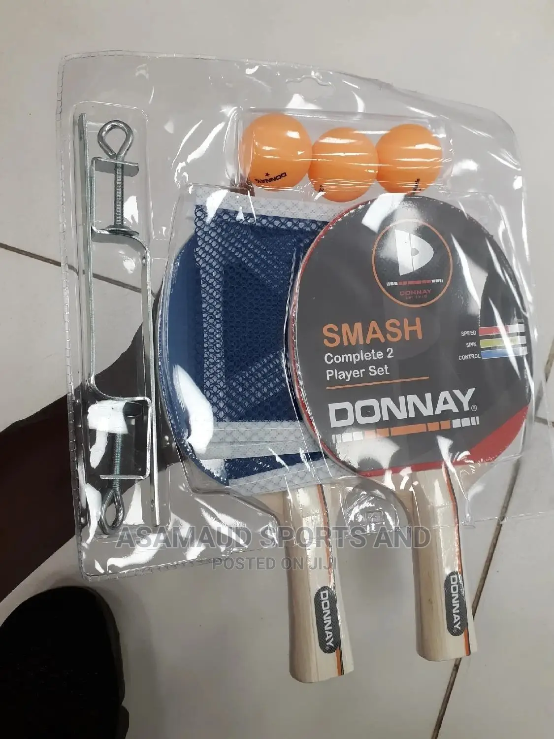 Original Set of Table Tennis Net and Bat at Cool Price