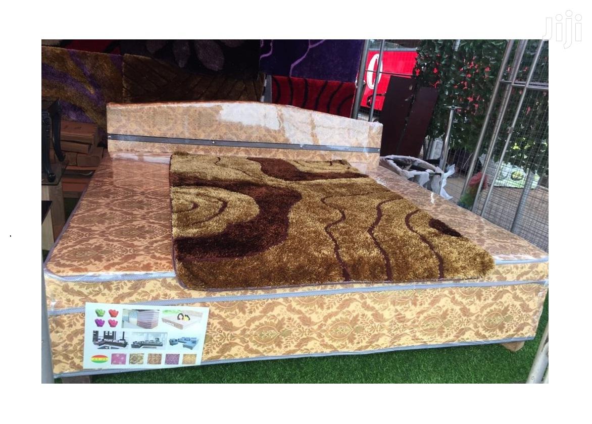 Kings-Size Bed Frame With an Inbuilt Mattress