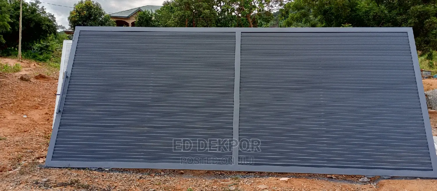 Big Sliding Metal Gate