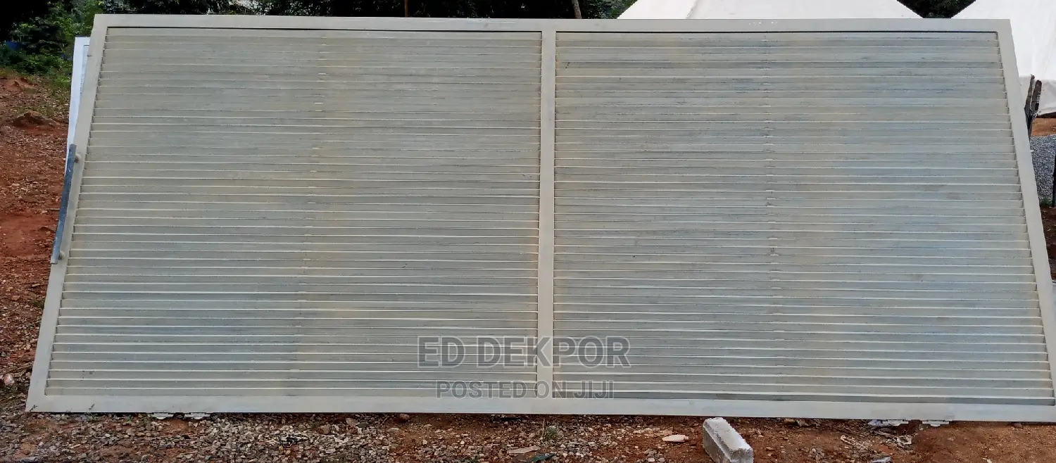 Big Sliding Metal Gate