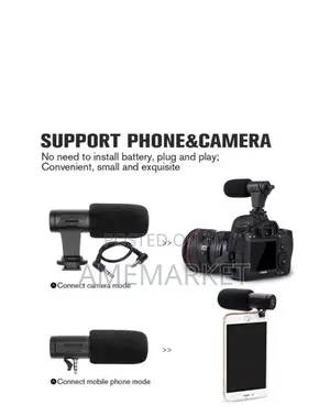Youtube Vlog Kit Set. Phone Mic Video Light Stand - 5.2feet