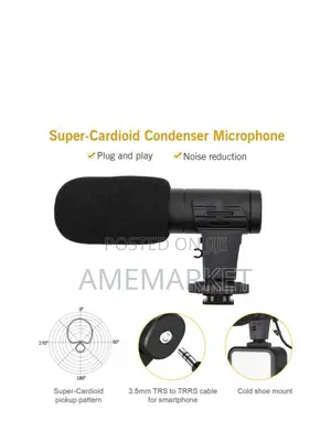 Youtube Vlog Kit Set. Phone Mic Video Light Stand - 5.2feet