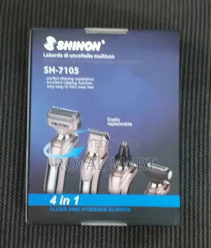 Cordless Beard, Nose and Smoothing 4 in 1 Hair Clipper