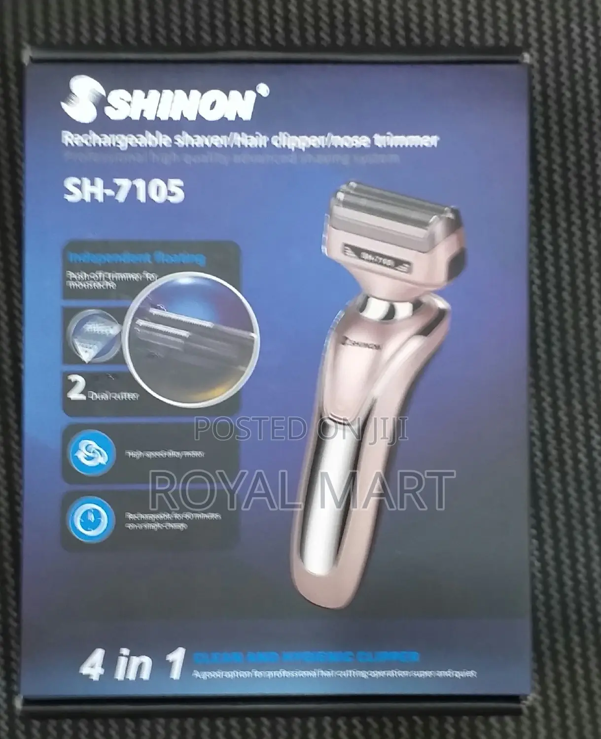 Cordless Beard, Nose and Smoothing 4 in 1 Hair Clipper