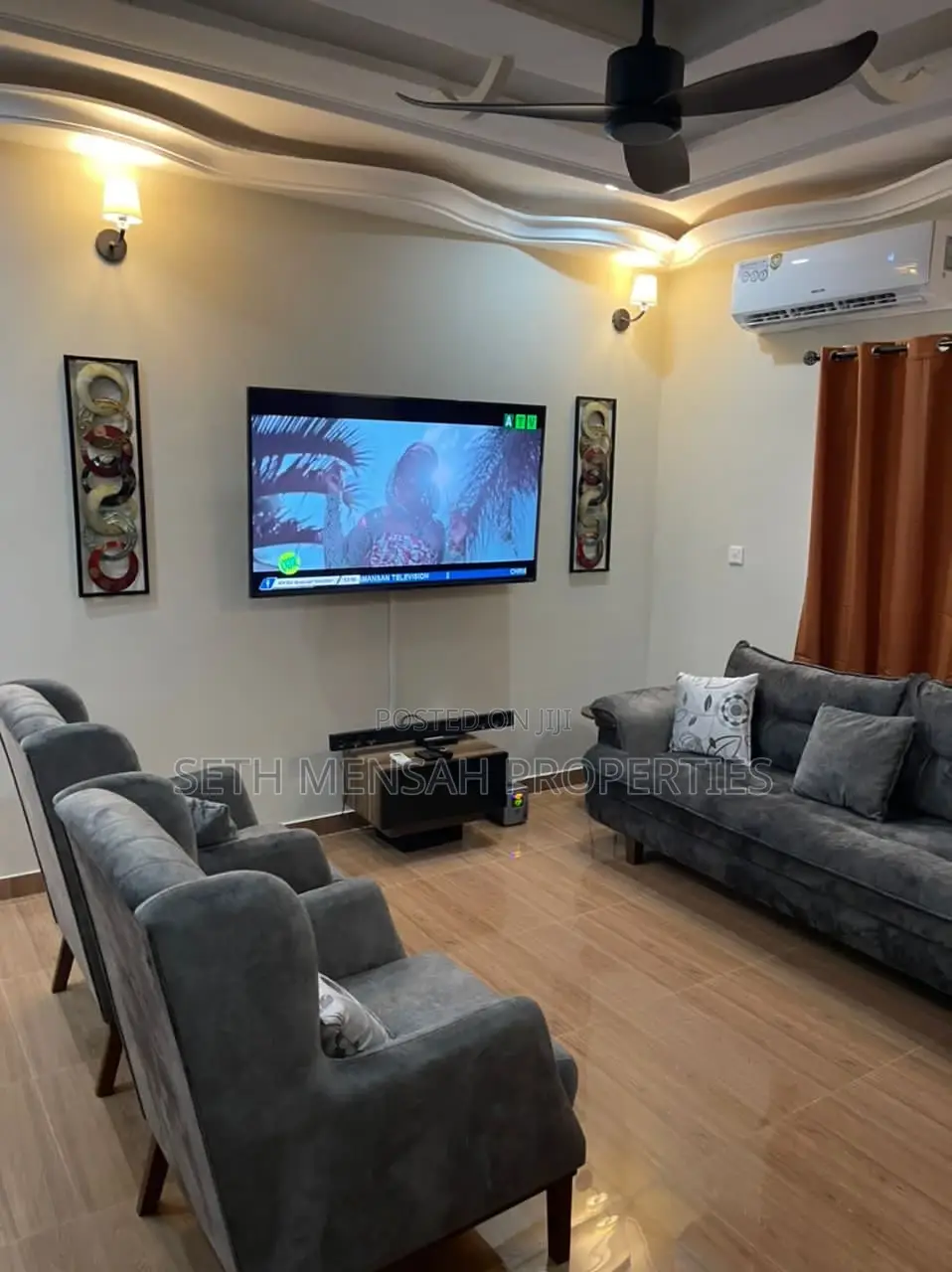 Furnished 3bdrm House in 3 Bedroom House for for Rent