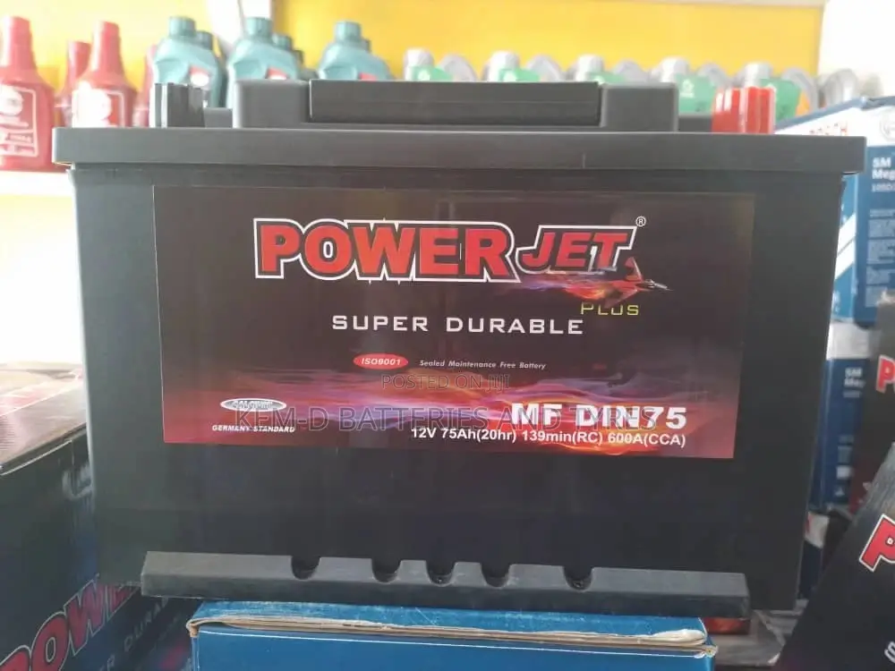 Power Jet Plus Batteries - 75ah 15 Plates 12 Volts
