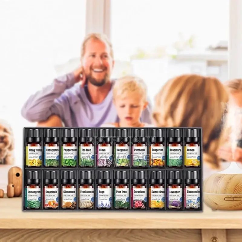 100% Natural Essential Oils • 20 Bottles of 10ml
