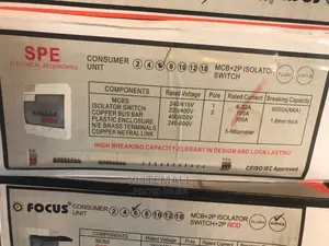 Focus Consumer Unit 6 Way Switch