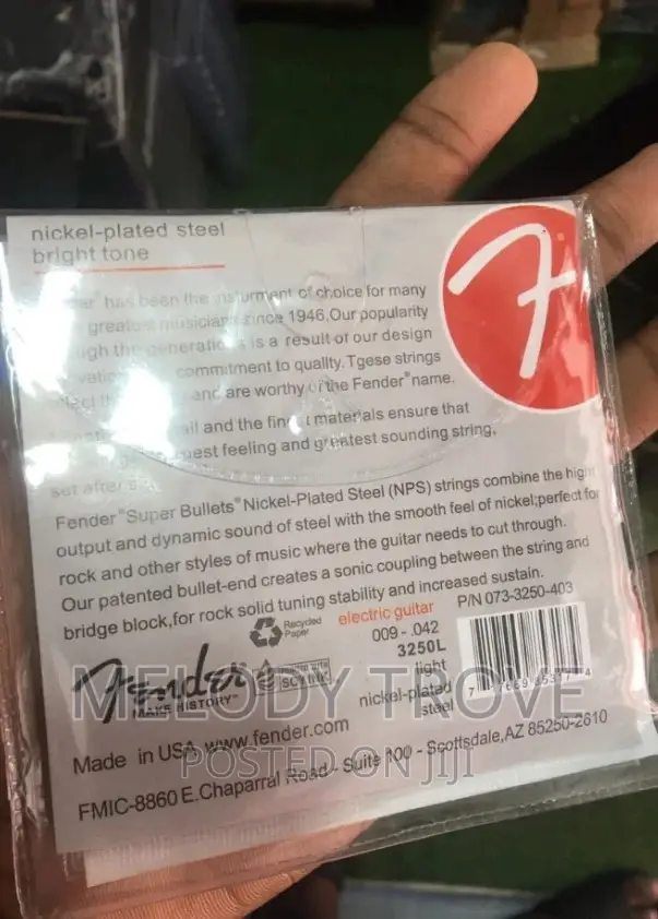 Lead Guitar Strings (Fender)