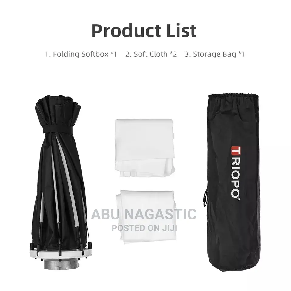 Brand New Triopo 90cm Softbox for Bowens Strobe