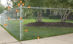 Galvanized Chainlink Wire Mesh Fence