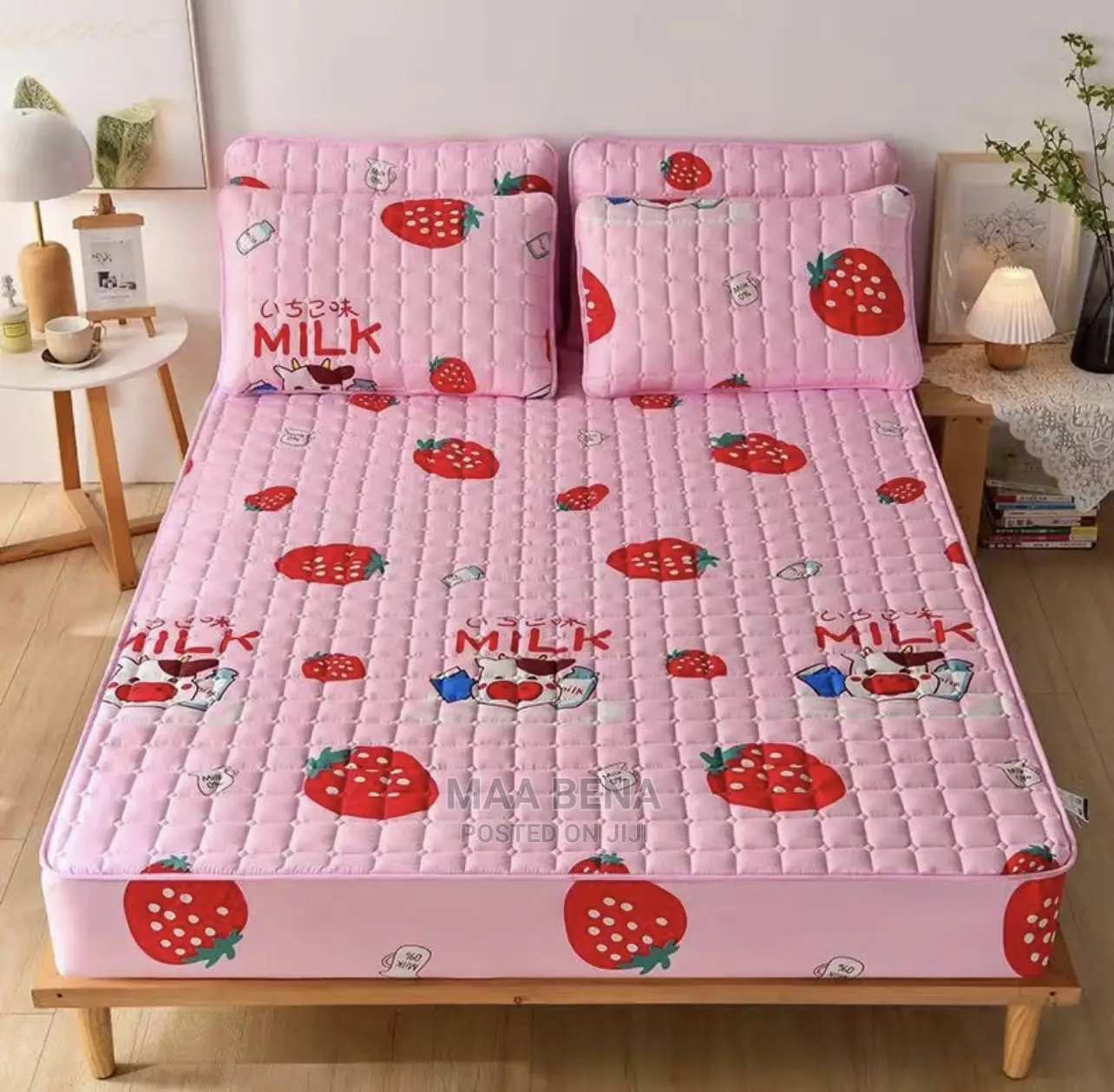 Mattress Cover With Pillow Cases - Queen Size