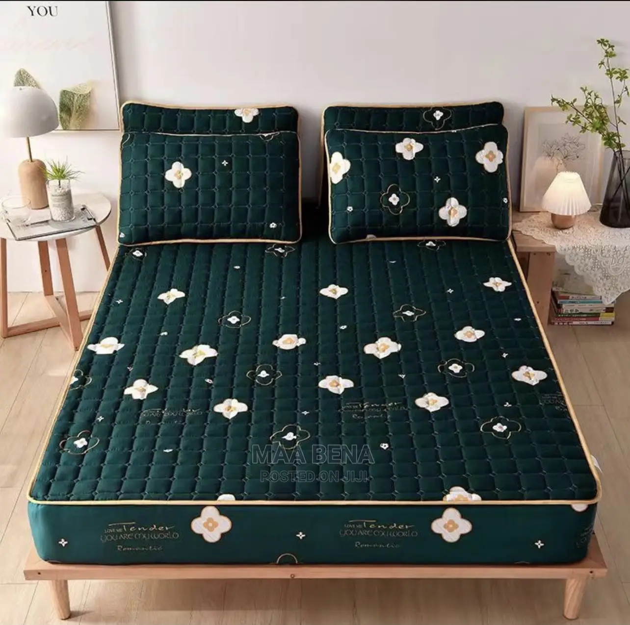 Mattress Cover With Pillow Cases - Queen Size