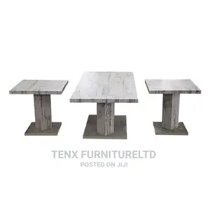 Coffee Table Set (3 in 1) Rustic White