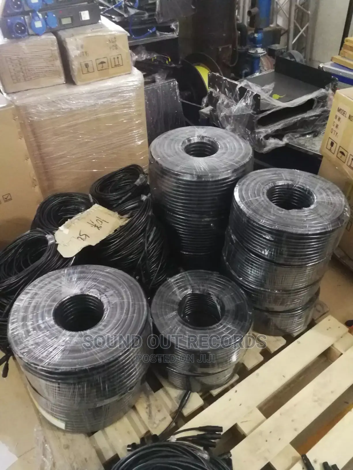 100m Shielded 4core Full Range, Active Bass-Sub Woofer Speaker Cables