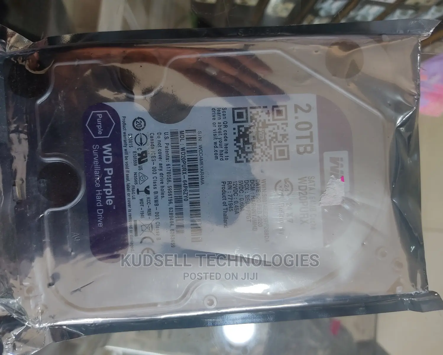 2tb Survaillance Hdd Wd Purple
