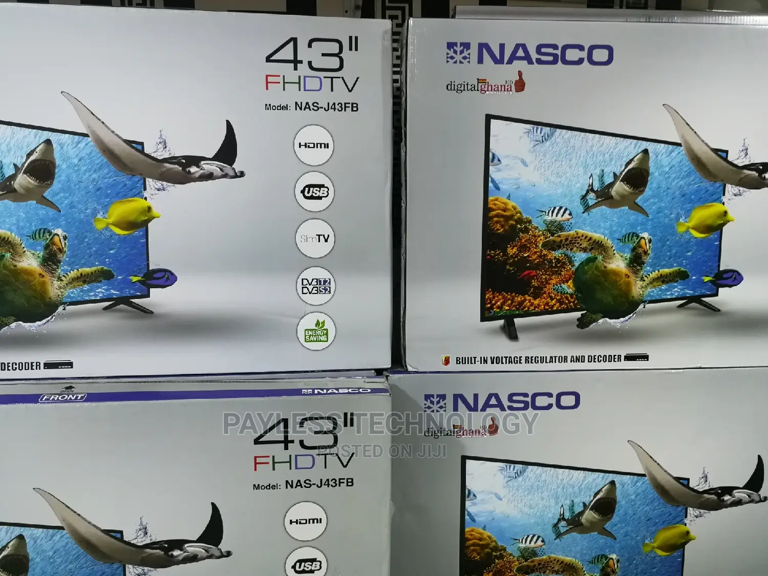 Nasco Satellite Digital Televisions 43inch