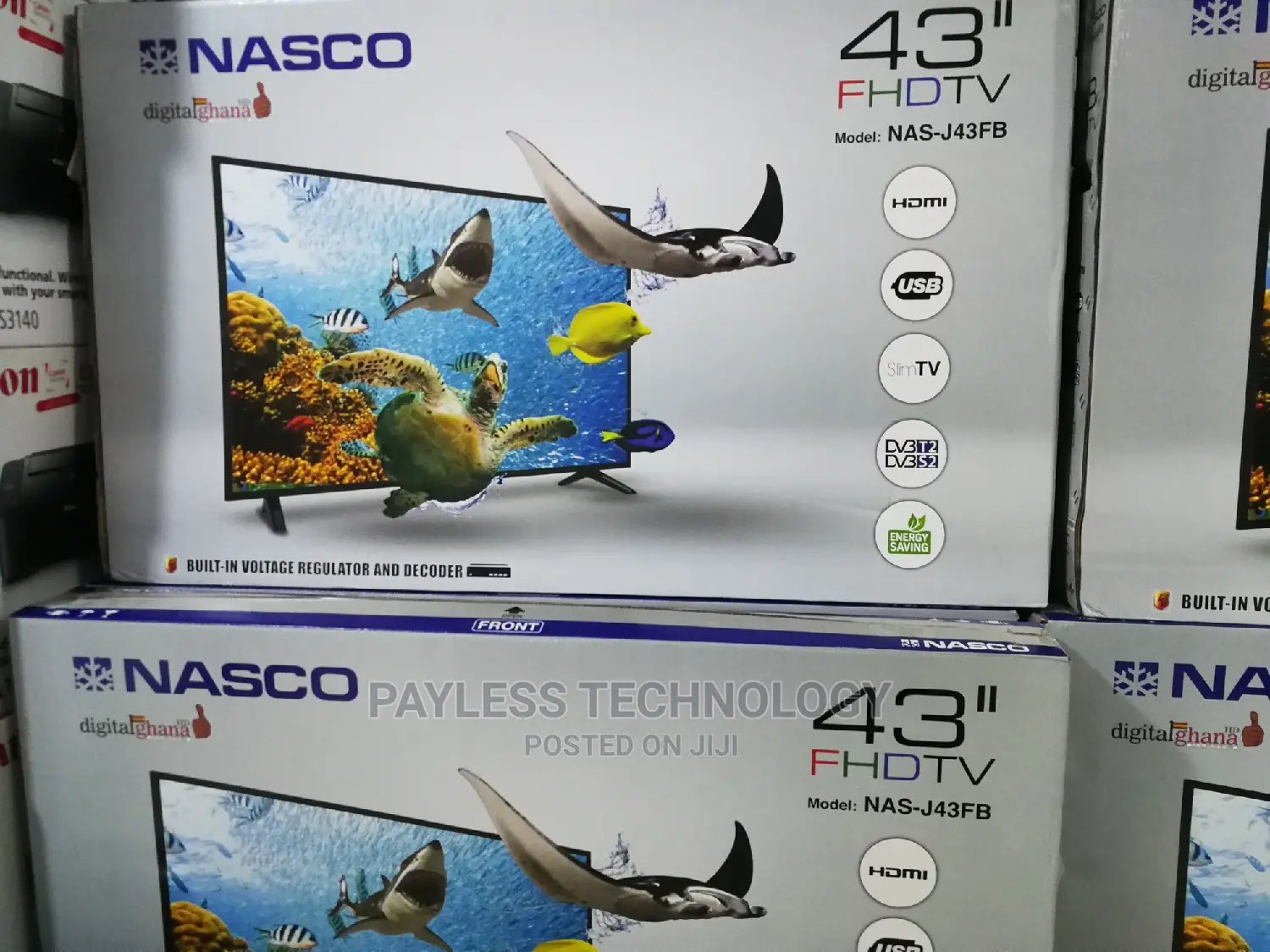 Nasco 43inches Digital Satellite Led Televisions