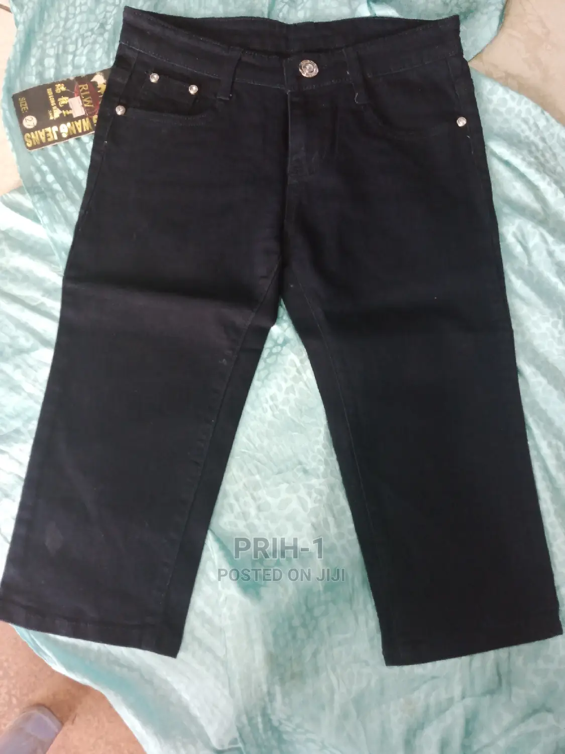 Kids Girls Neat Three Quater Jeans