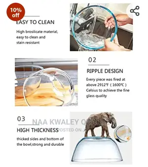 4 Litres Glass Mixing Bowl