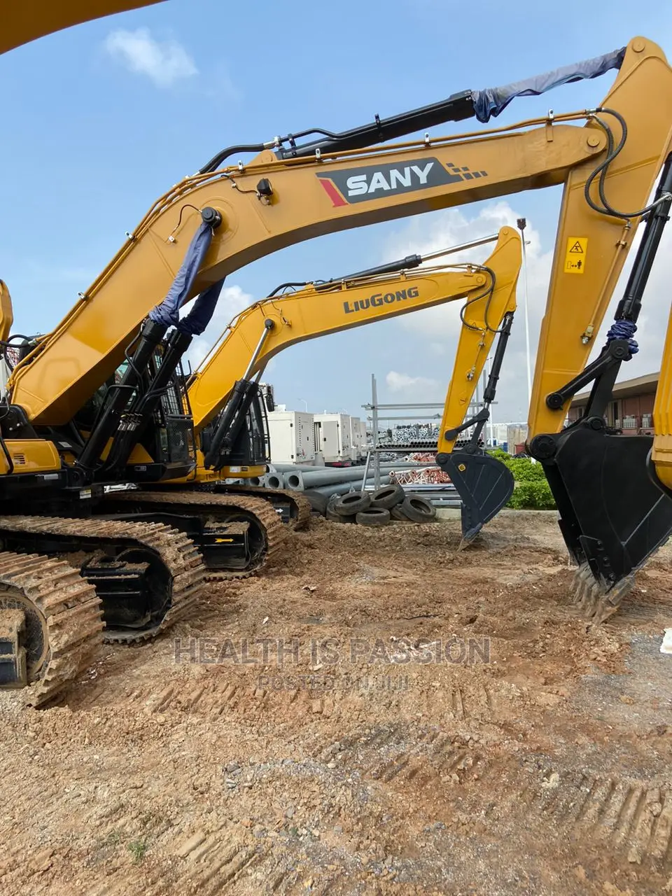 Brand New Sanny and Liugong Excavators for Cash Sale