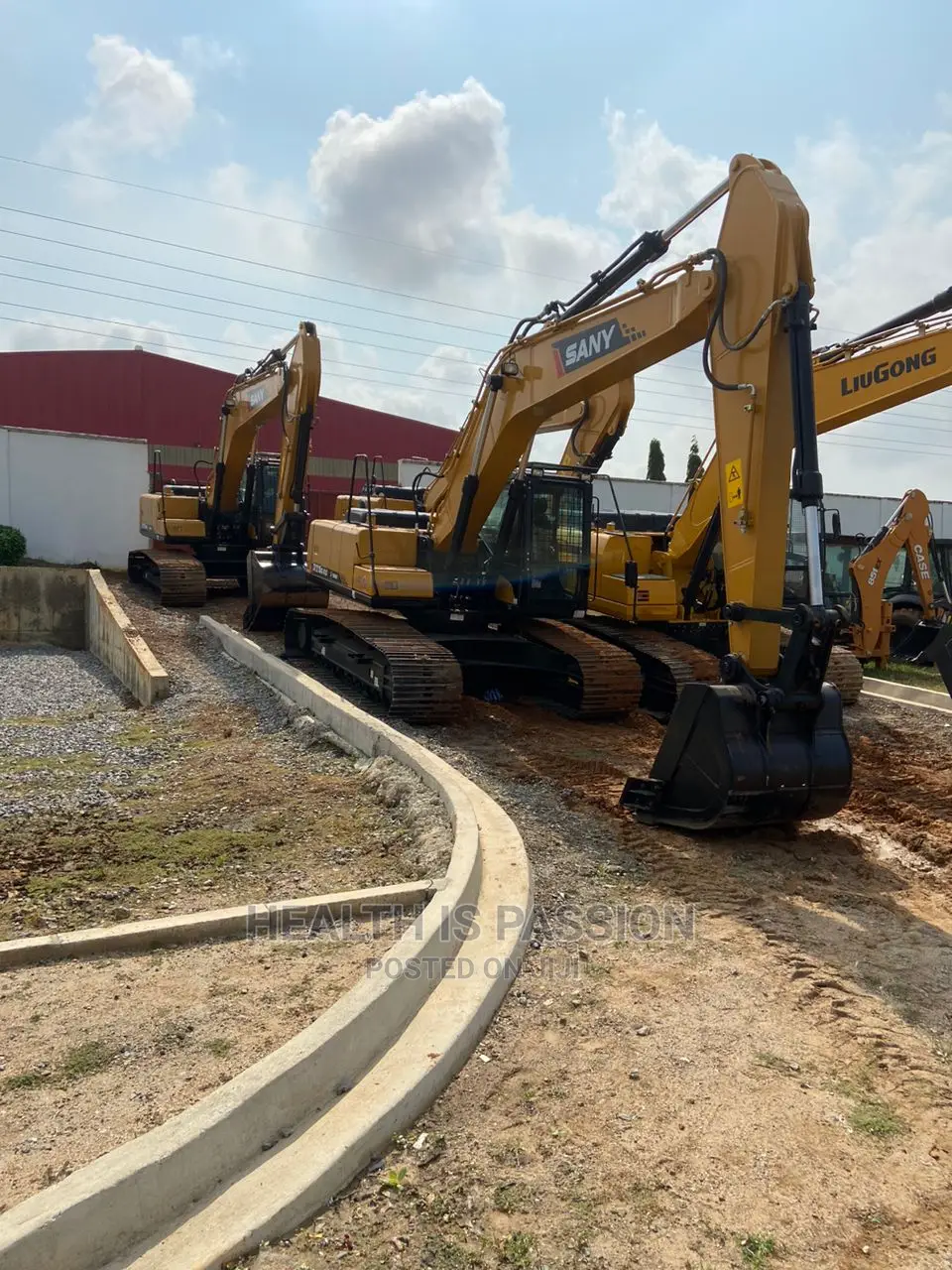 Brand New Sanny and Liugong Excavators for Cash Sale