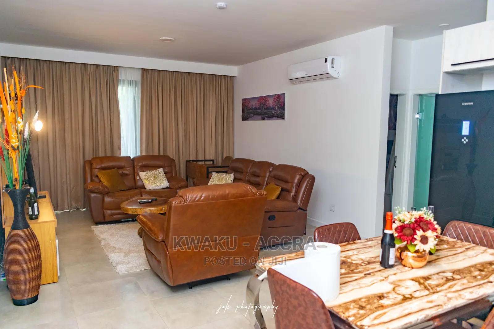 Furnished 2bdrm Apartment in Pool, Gym, Work Desk for rent