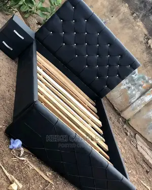 Double Bed With Side Draw