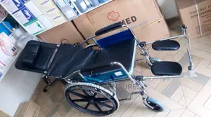Abs Executive Commode Wheelchair With Backrest