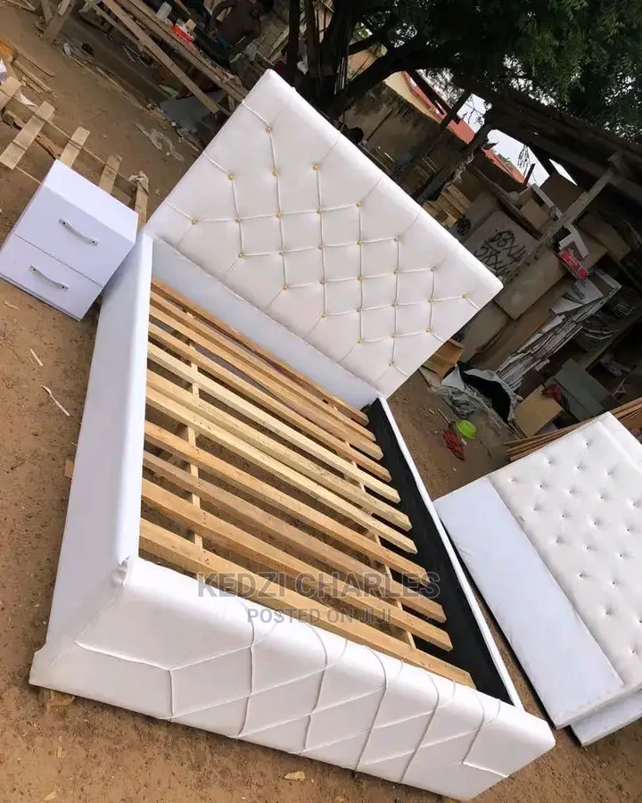 Double Bed With Side Draw