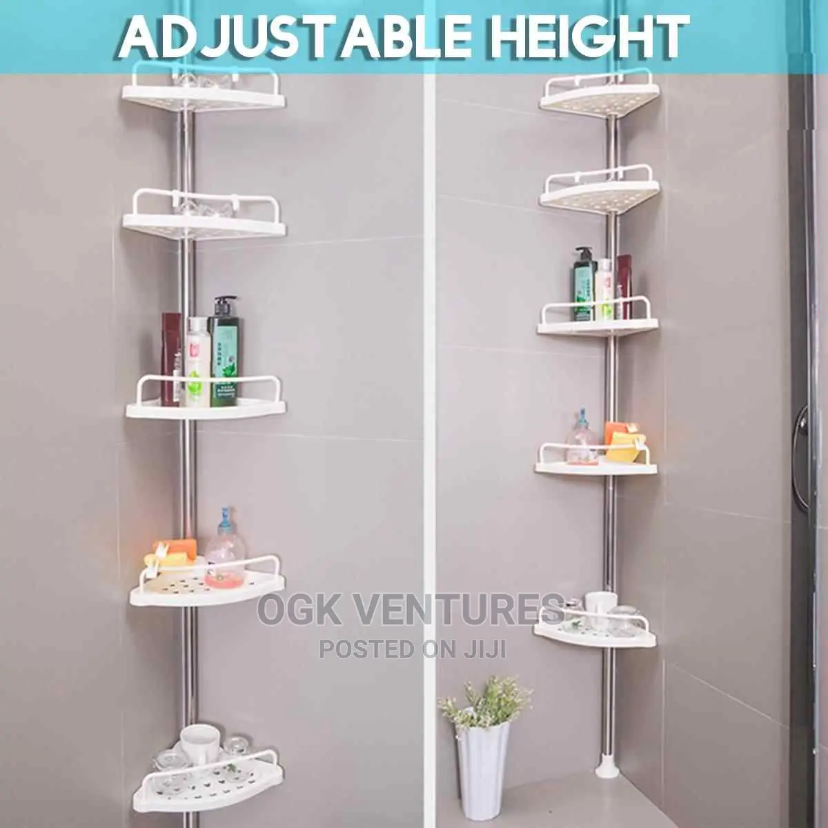 Bathroom Corner Rack